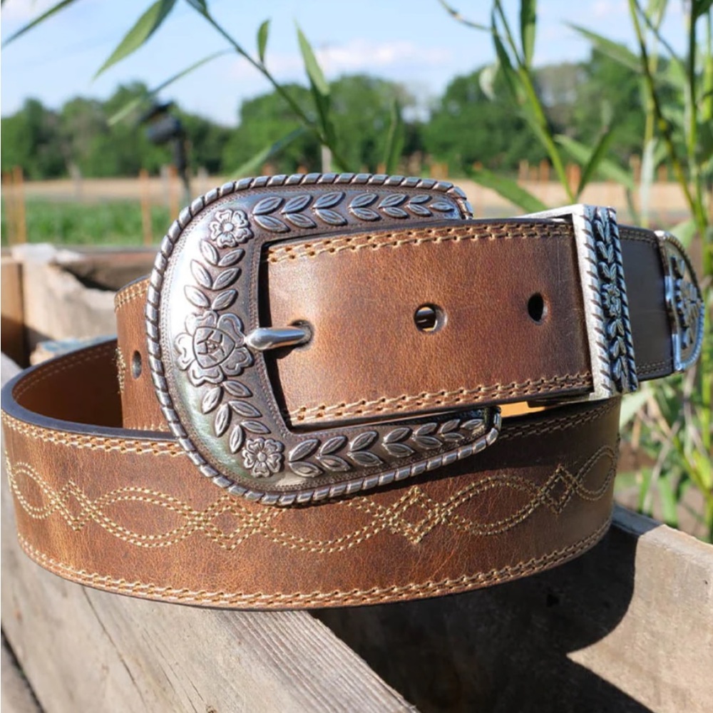 ARIAT Fatbaby Center Stitch Belt S34